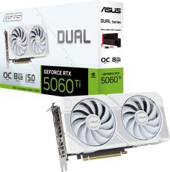 ASUS GeForce RTX 5060 Ti Dual OC White 8GB GDDR7 128bit (DUAL-RTX5060TI-O8G-WHITE/90YV0MP5-M0NA00) Placa video