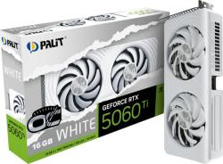 Palit GeForce RTX 5060 Ti White OC 16GB GDDR7 128bit (NE7506TU19T1-GB2061M) Videokártya