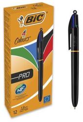 BIC 4 Colours Pro golyóstoll 0,32 mm, nyomógombos, négyszínű (BC982869)