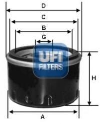 UFI Filtru ulei UFI 23.594. 00 (23.594.00) - automobilus