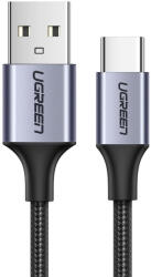 UGREEN US288 USB-A - USB-C QC 3.0 3A 2m kábel, szürke