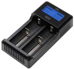 HOME SBC 2 akkumulátortöltő, Li-ion és Ni-Mh akkumulátorok töltésére, rövidzárlat elleni védelem, powerbank funkció, fordított polaritás érzékelés (SBC 2)