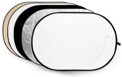 Godox 150x200 cm-es 5in1 derítőlap (arany, ezüst, fekete, fehér, féligáteresztő) /RFT-05-150200/ (D39923)