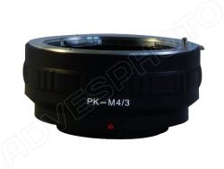 W-Tianya Professional Pentax-M4/3 bajonett átalakító gyűrű (PK-M4/3B)