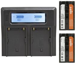 Jupio Power LED töltő akkumulátor szett (Sony F970 akkumulátor+töltő) (JPL0970)