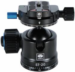 SIRUI ST-20 alumínium gömbfej 35kg teherbírással és TY-ST-10 gyorscseretappal (11-01-03-000069)