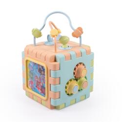Dolu Cub 2 in 1 cu activitati - Pastel (EDUC-D5192)