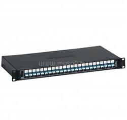 Legrand 032165 24xLC duplex monomódusú 1U-19" fekete LCS3 optikai patch panel (LEGRAND_032165) (LEGRAND_032165)