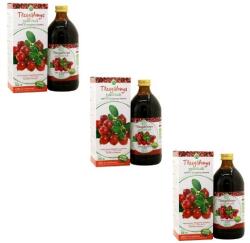 Mannavita Tőzegáfonya gyümölcslé 100% 3x500ml