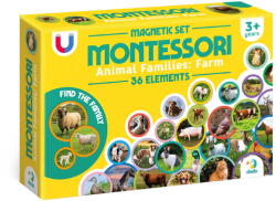 Dodo Set magneti Montessori - Animale de la ferma (EDUC-DO200271) Jucarii de constructii magnetice
