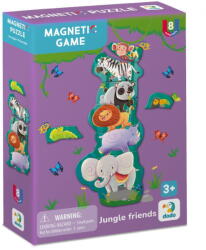 Dodo Set magnetic - Prietenii din jungla (EDUC-DO200256) Jucarii de constructii magnetice