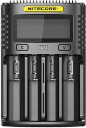 NITECORE UMS4 elemtöltő, QC mód, USB (NK492)