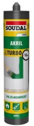 Soudal akril Turbo fehér 280ml - Gyorskötésű festhető tömítő (153455)