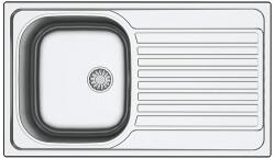 MOFÉM rozsdamentes acél mosogatótálca, 1 medence 1 csepptálca , Infinite 1B1D 860x500 mm csapfurat nélküli (760012809+R760022805)