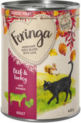 Feringa 12x400g Feringa Classic Meat őszi menü marha, pulyka & tök nedves macskatáp