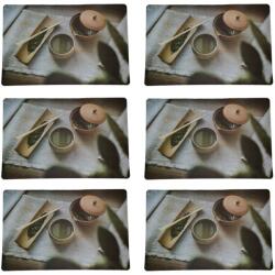 Pufo Tányértartó szett asztaltálaláshoz, Pufo Time to relax modell, 6 db (Pufo2945)