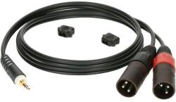 KLOTZ AY8-0200 3, 5 Jack - 2x XLR Y-kábel