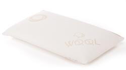 Home Still Wool Memory párna, 70x40x10 cm, poliuretán memóriahab, levehető huzat cipzárral, 99% poliészter, 1% viszkóz+gyapjú kötött, közepes keménységű