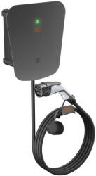 OBO Fali elektromos autótöltő OBO WB AC BL 1xT2 csatlakozó kábellel, 22 kW, 3 fázisú, nyomógombos, IP66 6570020 (6570020) - lumenet