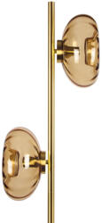 OSRAM Állólámpa arany színben, 170 cm - Osram Decor Gold Glass, 2xE14 foglalattal, 1.8 méteres kábellel, 220-240 V (4058075850705)