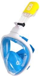 Aga DS1123 Teljes arcú snorkel maszk, L/XL, fehér/kék (DS1123WH-BLU)
