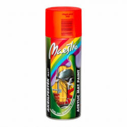 Maestro Akrilfesték Világító Aeroszol Piros 400 ml (301599) (301599)