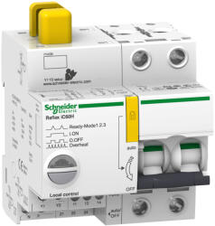 Schneider Electric Acti9 Reflex iC60H - A9C65225 - beépített megszakító vezérlés, 2P, C, 25A (A9C65225)