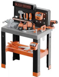 Smoby Black & Decker Bricolo Pro játék szerelőasztal 79db kiegészítővel (7600360740) - jatekbirodalom