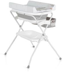 Cangaroo Como összecsukható kád állvánnyal és pelenkázóval szürke - neobaby