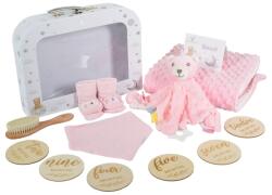 Cangaroo Bearli 6in1 ajándékszett takaró, játék, zokni pink