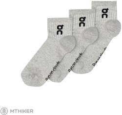 On Running On Logo Sock Mid 3 db-os zokni, szürke heather (L)