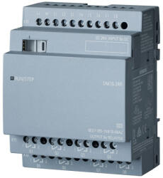 Siemens 6ED1055-1NB10-0BA2 LOGO! DM 16 24R (24VDC) 8DI / 8DO (relés, 5A) LOGO! 8-hoz (6ED10551NB100BA2)