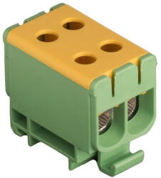 Pollmann Electrotech Fővezeték sorkapocs 2x 50/2x50 (6-50mm2) z/s UK 50/2 PE, 2090203 Pollmann (2090203) - lumenet