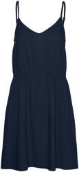 VERO MODA női nyári ruha, 10303689, viszkóz/len, L INTL, sötétkék (0000304786211_L)