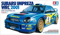 TAMIYA 1/24 Subaru Impreza WRC 2001 ralli versenyautó modell (TA24240)