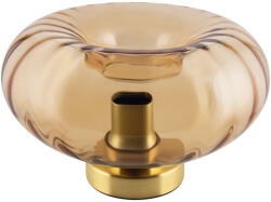 OSRAM Asztali üveg lámpa borostyán színben, 17, 6 cm - Osram Decor Gold Glass, 1xE27 foglalattal, 1, 5 méteres kábellel, 220-240 V (4058075850682)