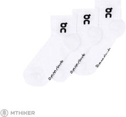 On Running Logo Sock Mid 3-pack zokni, fehér (M)