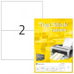 TopStick Etikett címke 210x148 mm szegély nélküli 100 ív 200 db/doboz (8718) (8718)