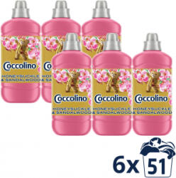 Coccolino Honeysuckle & Sandalwood 6 × 1275 ml Öblítő