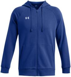 Under Armour Férfi szabadidős cipzár nélküli pulcsi Under Armour RIVAL FLEECE FZ HOODIE kék 1379767-432 - S