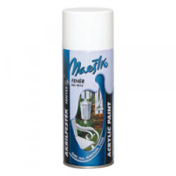 Prevent , Maestro, Akril Festék, Fehér, Fényes, 400ml, RAL9010 (300178) (300178)