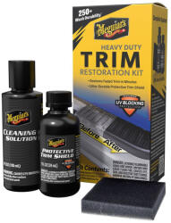 Meguiar's Heavy Duty Trim Restoration Kit - készlet nem lakkozott külső műanyagok felújítására és védelmére (G250100)