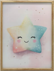  Pastelowa Gwiazdka Radości, 70x100 cm, bez ramy, płótno premium na blejtramie