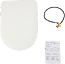  Nem elektromos bidé WC-ülés, kettős fúvóka rendszer, ergonómikus kialakítás, FEHÉR - pepita - 45 395 Ft