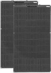 Rugalmas napelemkészlet, 100 W kapacitás, 24% -os hatékonyság, 2db 100W