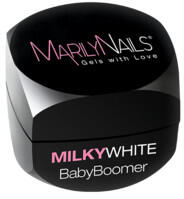 Marilynails Marily Nails BabyBoomer - Milky White építőzselé 40 ml TF