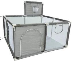  Babajáróka, tágas kialakítás, tartós fémszerkezet, Szürke s