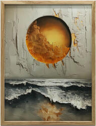  GOLDEN HORIZON FALI PLAKÁT FA KERETBEN 70x100 CM