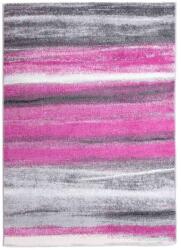  Barcelona Modern Szőnyeg - Lila-Szürke Csíkos - 160x230 cm