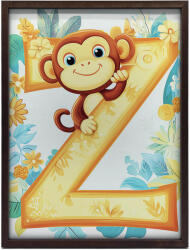  FESTMÉNY VÁSZONRA MAJOM A LEVÉLRE TRÓPUSI PARADICSOMÁVAL 50x70 CM